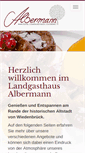 Mobile Screenshot of landgasthaus-albermann.de